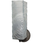 Anni Wall Sconce - Antiqued Silver / Clear