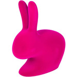 Rabbit Velvet Chair - Fuxia