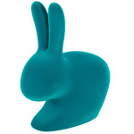 Rabbit Baby Velvet Chair - Turquoise