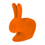 Rabbit Bookend Velvet - Orange