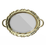 Plateau Mirror - Gold / Mirror