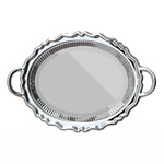 Plateau Mirror - Silver / Mirror