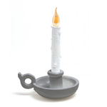 Bugia Table Lamp - Gray / White