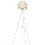 Aluvia Tripod Floor Lamp - White / Pearl