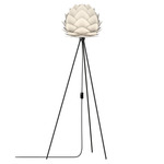 Aluvia Tripod Floor Lamp - Black / Pearl