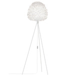 Eos Evia Tripod Floor Lamp - White / White