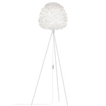 Eos Evia Tripod Floor Lamp - White / White