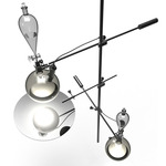 Lab Limited Edition Chandelier - Black / Transparent