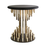 Projection Stool - Gold / Black