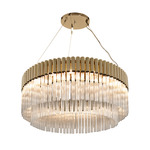 Arcade Chandelier - Gold / Crystal