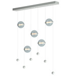 Abacus Linear Pendant - Vintage Platinum / Cool Grey