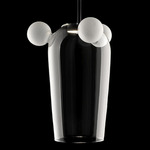 Bartolomeo Pendant - Black / Clear