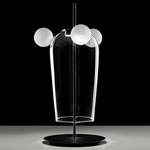 Bartolomeo Table Lamp - Black / Clear