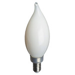 Warm Dim Flame Tip E12 Base 5W 120V - Frosted