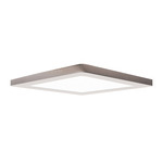 ModPLUS Slim Square Ceiling Light - Brushed Steel / Acrylic