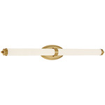 Madison Bathroom Vanity Light - Brushed Gold / Opal