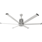 i6 Universal Mount Ceiling Fan - Brushed Aluminum / Brushed Aluminum