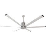 i6 Universal Mount Ceiling Fan - Brushed Aluminum / Brushed Aluminum