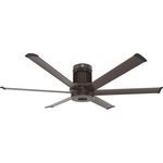 i6 Flush Outdoor Ceiling Fan - Oil Rubbed Bronze / Oil Rubbed Bronze