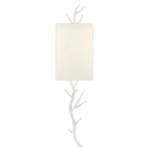 Baneberry Wall Sconce - Gesso White / Off White