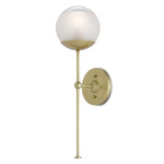 Montview Wall Sconce - Brushed Brass / Frost / Clear