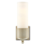 Bryce Wall Sconce - Silver Leaf / Frosted