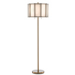 Daze Floor Lamp - Antique Brass / Opal