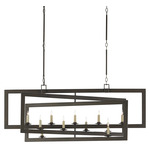 Middleton Linear Chandelier - Bronze Gold