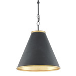 Pierrepont Pendant - Antique Black / Gold