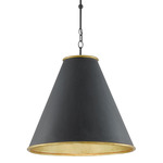 Pierrepont Pendant - Antique Black / Gold