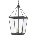 Ellerman Pendant - Old Iron / Clear Seeded