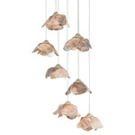 Catrice Multi Light Pendant - Contemporary Silver Leaf / Capiz