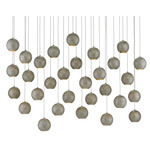 Giro Linear Multi Light Pendant - Silver / Nickel