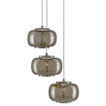 Pepper Multi Light Pendant - Silver / Nickel