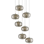 Pepper Multi Light Pendant - Silver / Nickel