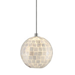 Finhorn Drop Pendant - Silver / Pearl