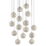 Finhorn Multi Light Pendant - Silver / Pearl