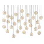 Finhorn Linear Multi Light Pendant - Silver / Pearl