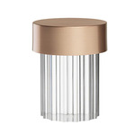 Last Order Portable Table Lamp - Satin Copper / Clear