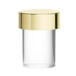 Last Order Portable Table Lamp - Polished Brass / Clear