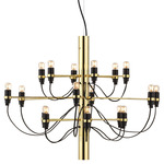 2097 Chandelier - Brass