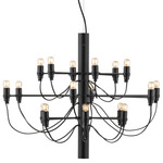 2097 Chandelier - Matte Black