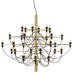2097 Chandelier - Brass