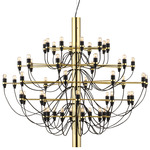 2097 Chandelier - Brass
