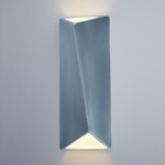 Diagonal Rectangle Dual Wall Sconce - Midnight Sky / Matte White