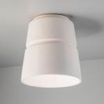 Cone Outdoor Ceiling Light Fixture - Bisque