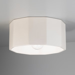 Deca Ceiling Light Fixture - Matte White