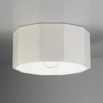 Deca Outdoor Ceiling Light Fixture - Matte White