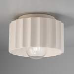 Gear Ceiling Light Fixture - Matte White