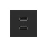 Adorne 2 Module Ultra Fast USB Outlet - Graphite